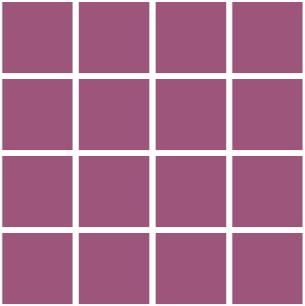 A 4-by-4 grid
